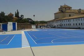 Mejora de las pistas deportivas del colegio Santísima Trinidad. PP Trinitarios